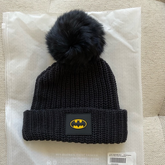 Love Your Melon Other - LOVE YOUR MELON Kids Batman Beanie Pom